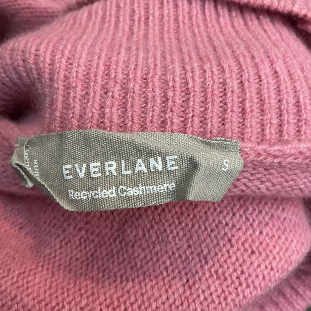 Everlane Womens Pink Recycled Cashmere Turtleneck Sweater Size S - Picture 8 of 11